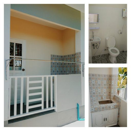 รูป บ้านให้เช่าพร้อมเฟอร์นิเจอร์ 1 ห้องนอน 1 ห้องน้ำ 1 ระเบียง 1 ที่จอดรถ 1 ห้องนั่งเล่น และพื้นที่บริเวณรอบบ้าน  - รูปที่ 1/4