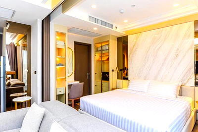 เช่าคอนโด MRT สีลม : 🟢For Rent🟢Ashton chula-silom ห้องสวย เฟอร์ครบ 📱ADD LINE @nathong97 (ตอบ ⚡ 24 Hr) P334