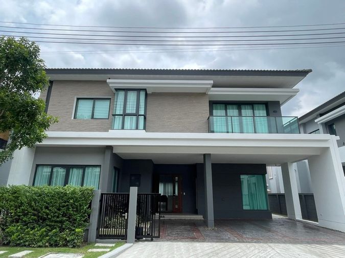 4-bed house for rent, 289 sqm, 65 sq wah, The City Ramintra 3