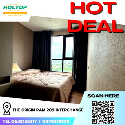 คอนโดให้เช่า : #R5052 ให้เช่าคอนโด The Origin Ram 209 Interchange