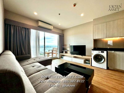 คอนโดให้เช่า : UK01-298 ให่เช่าคอนโด เดอะ ซี ศรีราชา : 2 ห้องนอน 75 ตร.ม ราคา 20,000 บาท พร้อมพื้นที่ระเบียงขนาดใหญ่