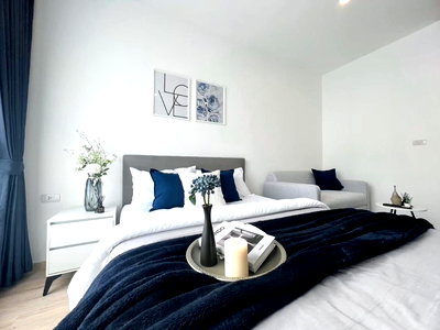 คอนโดให้เช่า : ให้เช่าคอนโด เดอะริช พระราม9 ศรีนครินทร์