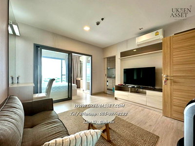 Condos for rent Chonburi Cancer Hospital : UK01-302 Condo for rent Casalunar Mesto Condo: 1 bedroom, size 33.32 sq m., only 12,000 baht/month, near Central Chonburi, sea view