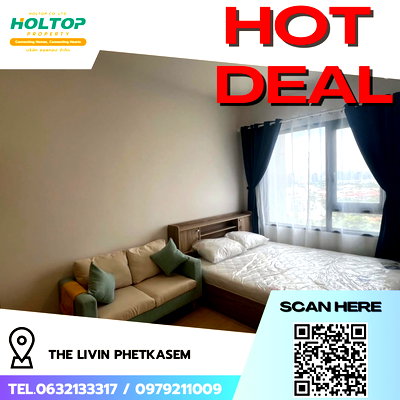 คอนโดให้เช่า : #R5072 ให้เช่าคอนโด The LIVIN Phetkasem