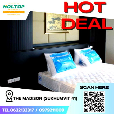 คอนโดให้เช่า : #Z1346 ให้เช่าคอนโด The Madison (Sukhumvit 41)