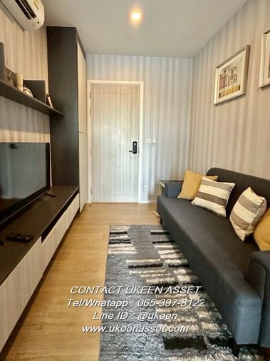 UK01-295 ให้เช่า Notting Hill แหลมฉบัง–ศรีราชา : 1 ห้องนอน 27 ตร.ม. ชั้น 20 | เพียง 8,000/เดือน วิวเมืองสวย ตรงข้าม ม.เกษตร ศรีราชา