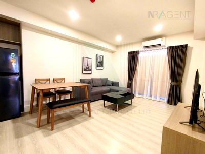 เช่าคอนโด สนามบินสุวรรณภูมิ : ให้เช่าคอนโด เอ สเปซ เมกา 2 อาคาร B ชั้น 17 2 ห้องนอน ขนาด 57 ตรม ใกล้ Mega บางนา