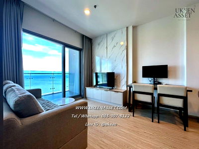 คอนโดให้เช่า : UK01-301 ให้เช่า The Symphony Condo บางแสน - ศรีราชา | 1 ห้องนอน | ขนาด 57 ตร.ม. ชั้น 20+ ค่าเช่าเพียง 26,000 บาท/เดือน เฟอร์นิเจอร์ครบพร้อมอยู่