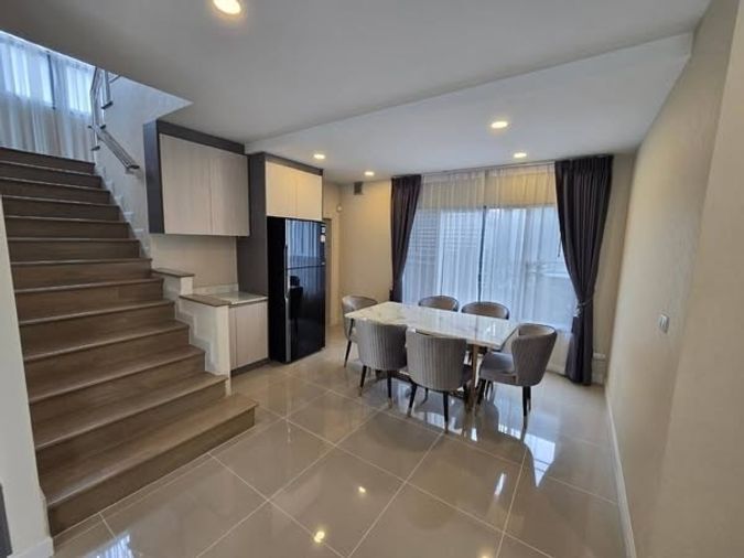 4-bed house for rent, 176 sqm, 74.5 sq wah, Perfect Place Rama 9 - Krungthepkreetha