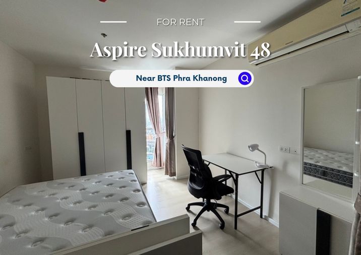 Aspire Sukhumvit 48 | ราคา 15,000 บาท | ห้องสวย ห้องใหม่ เฟอร์นิเจอร์ครบ พร้อมเข้าอยู่