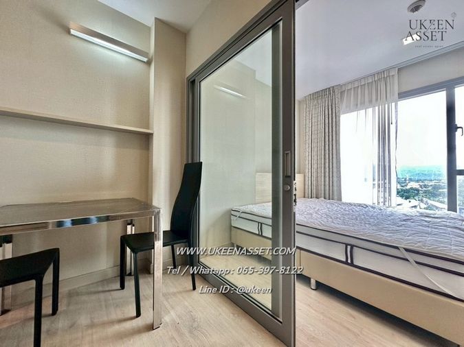 UK01-300 Condo for rent Casalunar Mesto Condo: 1 bedroom, 33 sq m., only 12,000 baht/month, near Central Chonburi