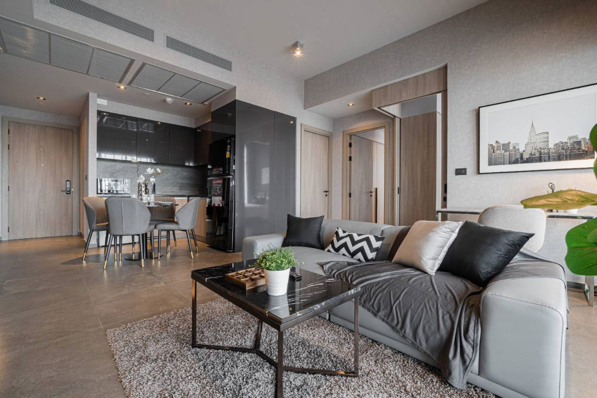 picture ✨Condo for Rent : The Lofts Asoke (MRT Phetchaburi) AP-02 ( line : @condo91 ) - 4/8