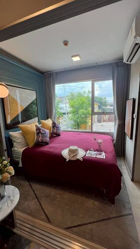 For rent Plum Condo Sukhumvit62 New room 29Sqm. 2fl Fully furnished 【Line: Yosita828】