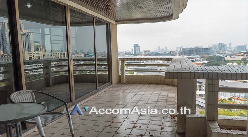รูป 🔼🔽 AccomA 📩 Spacious condo with large balcony at elder building, Promsuk (24443) - รูปที่ 3/12