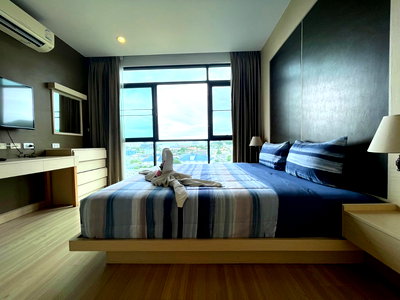 คอนโดให้เช่า : เช่าคอนโด ซันทารา เรสซิเดนซ์ ศรีราชา ทำเลดี ใกล้สถานที่ท่องเที่ยว แหล่งชุมชน เดินทางสะดวก วิวกลางเมืองศรีราชา