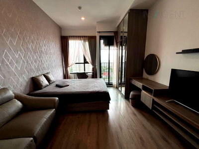 Condos for rent Bangkok University : For Rent Condo KNIGHTSBRIDGE PRIME ONNUT Building 1, Floor 19,Studio, Room size 28 sqm