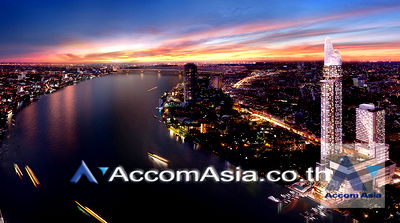 Condos for rent King's College International School Bangkok : 🔼🔽 AccomA 📩 Pet friendly 3 BR Condominium @Canapaya Riverfront Residence (AA43100)