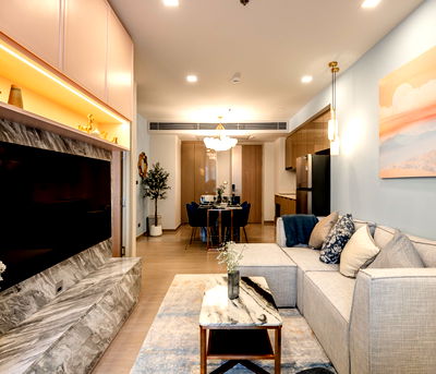 Condos for rent Bangkok : For Rent Condo ONE9FIVE ASOKE - RAMA 9 Building 1, Floor 6,2 bed room, Room size 74 sqm