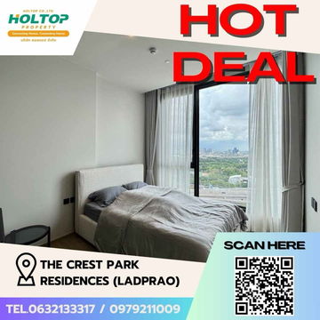 #Z1375 Condo for rent: The Crest Park Residences (Ladprao)