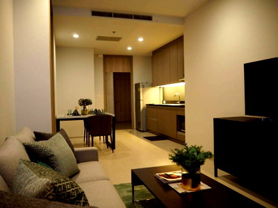 คอนโดให้เช่า : ♦ Best Price ♦ ตึก B ชั้น 35+ Type A06 | 1 ห้องนอน 55.75 ตร.ม. | คอนโดมี Skywalk เชื่อมเข้า BTS เพลินจิต, Central Embassy