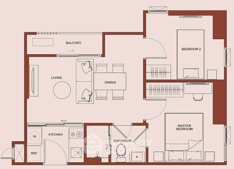 picture 2-BR Condo at Metris District Ladprao near MRT Lat Phrao (ID 2134545) - 6/6