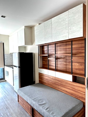 Condos for rent HomePro Rama 9 : 🛋️💗 Beautiful room, very beautiful furniture 💗🛋️ Rich Park @Triple Station 🔥🔥ID : @471ovhib 📲