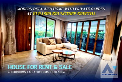 Houses for sale Bang Kapi Pier : 🔼🔽 AccomA 📩 Modern Detached Home with Private Garden (AA42892)