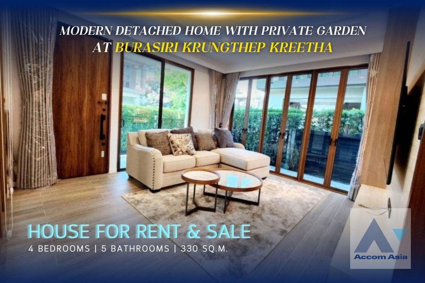 รูป 🔼🔽 AccomA 📩 Modern Detached Home with Private Garden (AA42892) - รูปที่ 1/20