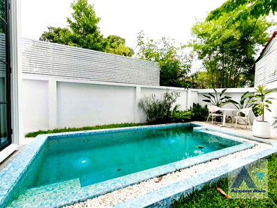Houses for sale Bangkok University : 🔼🔽 AccomA 📩 Private Swimming Pool,Home Office 5 BR House @House  in compound (AA39936)