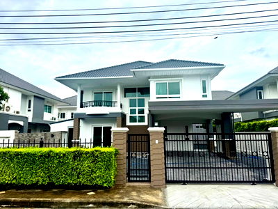 บ้านเดี่ยว ม.เทคโนโลยีพระจอมเกล้าธนบุรี บางขุนเทียน : ขายบ้านเดี่ยว 2 ชั้น หมู่บ้าน ศุภาลัย พรีมา วิลล่า พระราม 2 บางขุนเทียน 105 ตารางวา