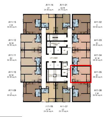 Condos for sale : 1-BR Condo at Unio H Tiwanon near MRT Yaek Tiwanon (ID 2203542)