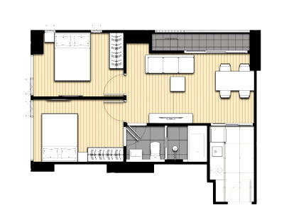 คอนโด เกตเวย์ เอกมัย : คอนโด 2-ห้องนอน ที่ คัลเจอร์ ทองหล่อ ใกล้ BTS ทองหล่อ (ID 2049068)