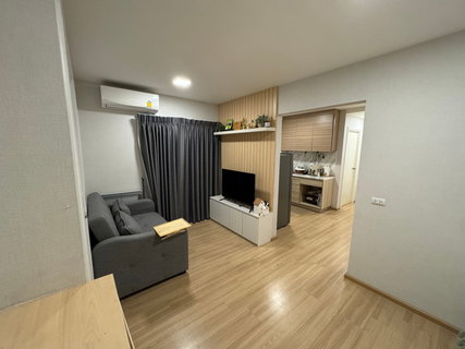 รูปภาพ ให้เช่า PLUM CONDO MIX CHAENGWATTANA เฟส 4 2 ห้องนอน 2 ห้องน้ำ พท. 46 ตร.ม. ชั้น 3 มี 2 ระเบียง วิวสระว่ายน้ำ เพียง 16,000 บาท