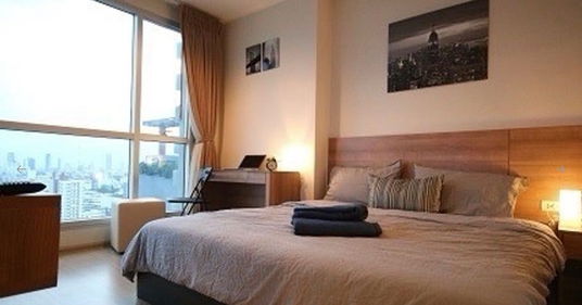 รูปภาพ rent: Rhythm Ratchada - Huai Khwang,corner beautiful, good location, ready to move in, near MRT Huai Khwang. Interested, add Line @841qqlnr