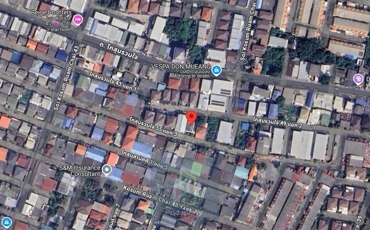 Land for sale, 74 sq wah, Don Mueang