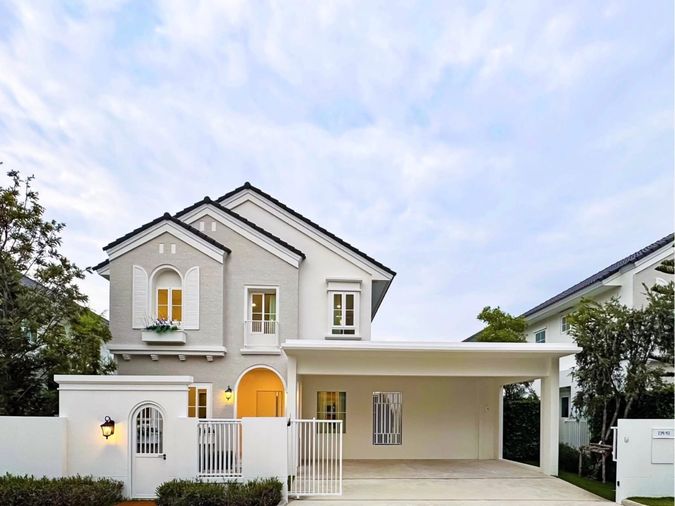 P0163 ให้เช่าบ้านเดี่ยวหลังใหญ่ แต่งครบ พร้อมอยู่ ติด Clubhouse – โครงการชัยพฤกษ์ บางนา กม.15