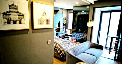 Condos for rent Sathorn Thani Tower : Ashton Chula - Silom 1 bedroom 35 sq.m.   ✅ floor 24 