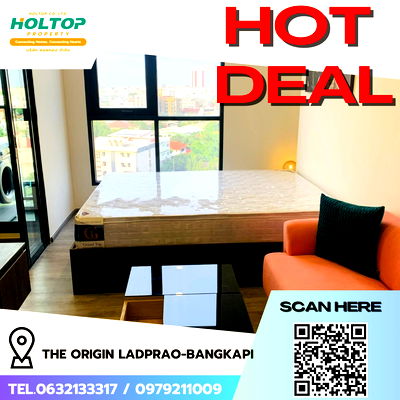 Condos for rent MRT Lat Phrao 101  : #R5121  Condo for rent The Origin Ladprao-Bangkapi