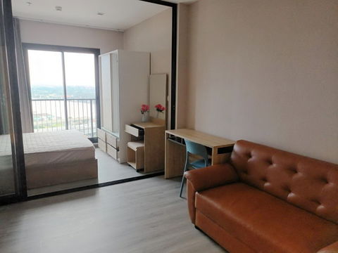 PIR107   For rent, The Politan Rive, 24th floor, south side, 32 sq m., 1 bed 1 bath 10,000./month, 064-959-8900