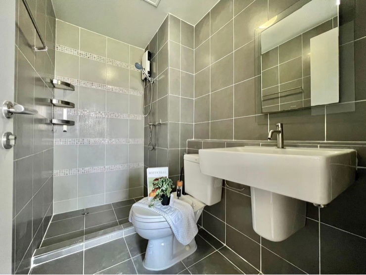รูป ✅✅ห้องมาใหม่ตกแต่งพร้อมเข้าอยู่ dcondo abac สัญญา2✅ปี 8500 บาท - รูปที่ 7/8