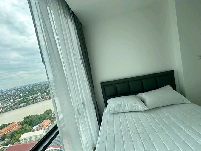 ห้องใหม่ คอนโด The Clev Riverline เจ้าพระยา - วงศ์สว่าง ชั้น 34 วิวแม่น้ำ แบบ 1 ห้องนอน 30 ตรม. มีเครื่องซักผ้า 