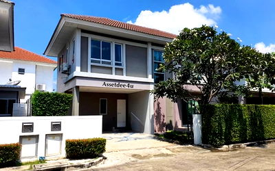 เช่าบ้านเดี่ยว แม็คโคร บางบัวทอง : AH587 ให้เช่าบ้านเดี่ยว ไลฟ์ บางกอก บูเลอวาร์ด ราชพฤกษ์–รัตนาธิเบศร์ บ้านเปล่าไม่มีเฟอร์ หมู่บ้านติดถนนราชพฤกษ์  