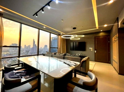 Condos for rent : The Bangkok Sathorn (for rent) 2 Bed 2 Bath. Usable area 120 Square meter (Ready to move in) *Rental 113,000 THB per month #CODE0161