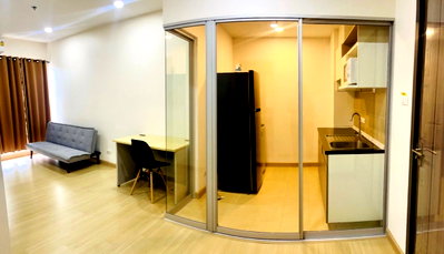 Condos for rent : rent Supalai Veranda Sukhumvit 117, big room, beautiful, cheap, ready to move in, near BTS Pu Chao Saming Phrai, interested, add Line @841qqlnr