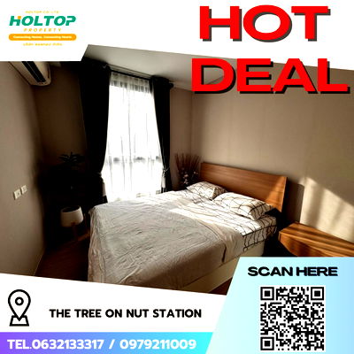 เช่าคอนโด สุขุมวิท 54 : #R5126  ให้เช่าคอนโด The Tree On nut Station