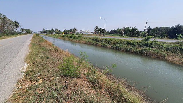 รูป ฮวงจุ้ยดี ทำเลเยี่ยม ที่สวย ราคาถูก ติดทาง 3 ด้าน ติดคลองชลประทานใหญ่ ที่ดินสูง - รูปที่ 5/5