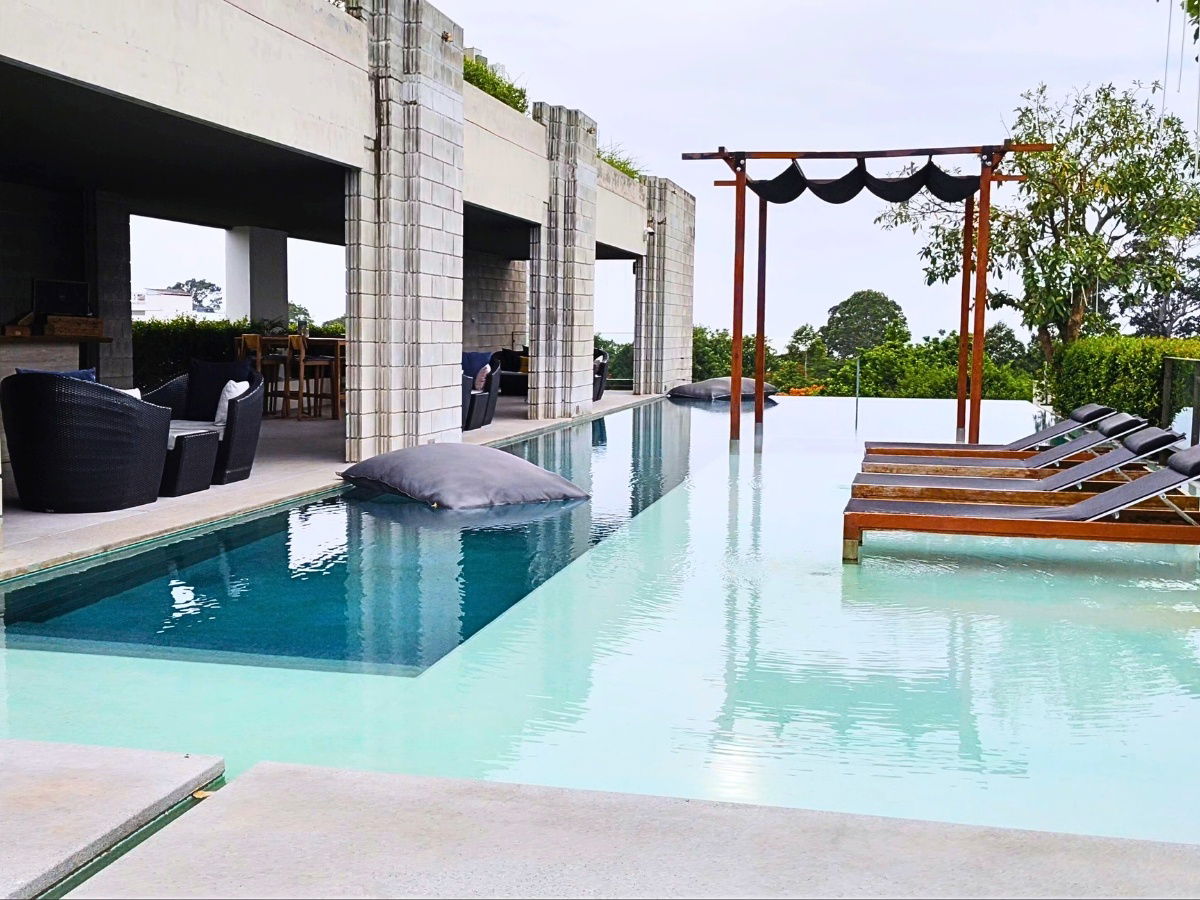 รูป ให้เช่าบ้านพูลวิลล่า พัทยา CROSS PATTAYA OCEANPHERE บางเสร่ สัตหีบ ชลบุรี เนื้อที่ 33.6 ตรว. Pool Villa Pattaya 4 sale - รูปที่ 3/13