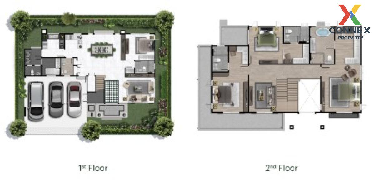 picture For Sale House , Setthasiri Watcharapol - Theprak , MRT-Maiyalap , Tha Raeng , Bang Khen , Bangkok , CX-125066 ✅ Live chat with us ADD LINE @connexproperty ✅  - 2/9