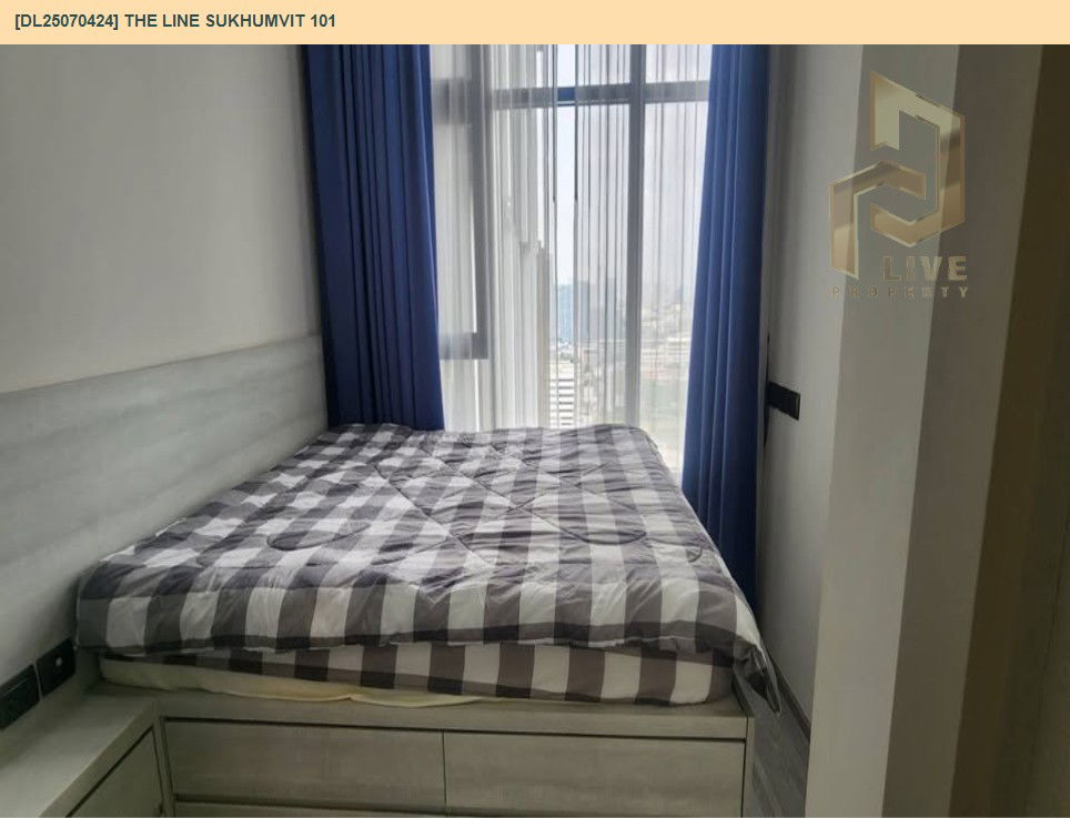 picture MDL25070424 Condo for rent, THE LINE Sukhumvit 101 near BTS Punnawithi, ready to move in, call urgently 0656133286 LineID @655ebbvc - 3/9