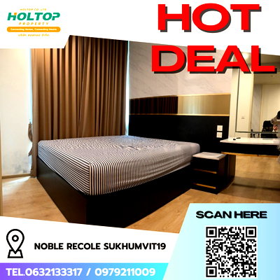 คอนโดให้เช่า : #R5138 ให้เช่าคอนโด Noble Recole Sukhumvit19 